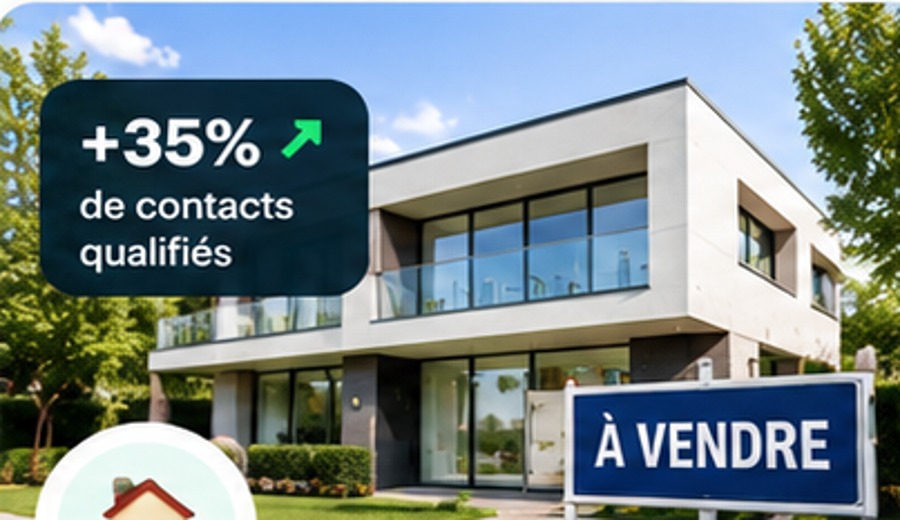 Agence immobilière — exemple de progression